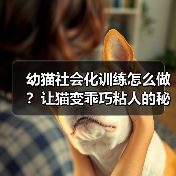 幼猫社会化训练怎么做?让猫变乖巧粘人的秘诀(图2) 幼猫社会化训练怎么做?让猫变乖巧粘人的秘诀(图2)