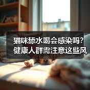 猫咪舔水喝会感染吗?健康人群需注意这些风险(图2) 猫咪舔水喝会感染吗?健康人群需注意这些风险(图2)