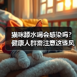 猫咪舔水喝会感染吗？健康人群需注意这些风