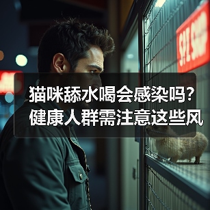 猫咪舔水喝会感染吗?健康人群需注意这些风险(图4) 猫咪舔水喝会感染吗?健康人群需注意这些风险(图4)