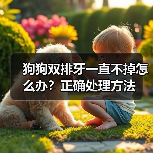 狗狗双排牙一直不掉怎么办?正确处理方法(图1) 狗狗双排牙一直不掉怎么办?正确处理方法(图1)