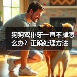 狗狗双排牙一直不掉怎么办?正确处理方法(图4) 狗狗双排牙一直不掉怎么办?正确处理方法(图4)
