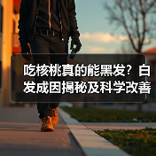 吃核桃真的能黑发?白发成因揭秘及科学改善方法(图4) 吃核桃真的能黑发?白发成因揭秘及科学改善方法(图4)