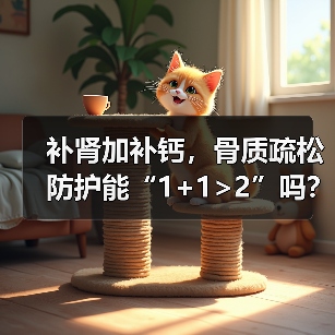 补肾加补钙,骨质疏松防护能“1+1>2”吗?(图3) 补肾加补钙,骨质疏松防护能“1+1>2”吗?(图3)
