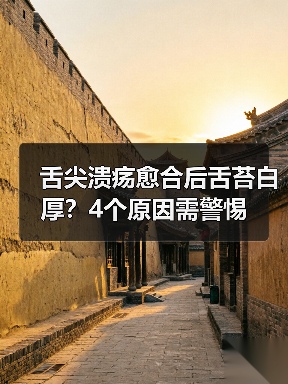 舌尖溃疡愈合后舌苔白厚?4个原因需警惕(图4) 舌尖溃疡愈合后舌苔白厚?4个原因需警惕(图4)