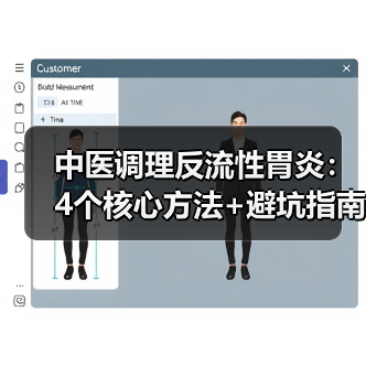 中医调理反流性胃炎：4个核心方法+避坑指南，帮你缓解烧心反酸(图3)