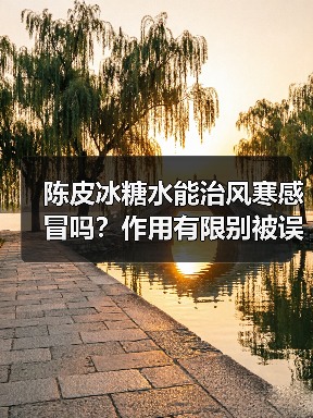 陈皮冰糖水能治风寒感冒吗?作用有限别被误导(图4) 陈皮冰糖水能治风寒感冒吗?作用有限别被误导(图4)