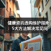 健康资讯选购维护指南:5大方法解决常见问题2025(图2) 健康资讯选购维护指南:5大方法解决常见问题2025(图2)