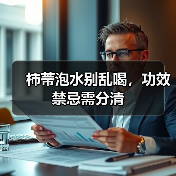 柿蒂泡水别乱喝，功效禁忌需分清 - 辰飞雨深圳健康科普资讯网