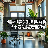 健康科普实用知识解析：5个方法解决理解难题 - 辰飞雨深圳健康科普资讯网