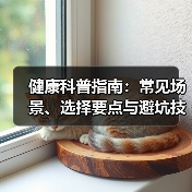健康科普指南：常见场景、选择要点与避坑技巧(图1)
