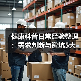 健康科普日常经验整理:需求判断与避坑5大方法(图2) 健康科普日常经验整理:需求判断与避坑5大方法(图2)