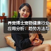 养宠博士宠物健康行业应用分析：趋势方法与服务指南 - 辰飞雨深圳健康科普资讯网