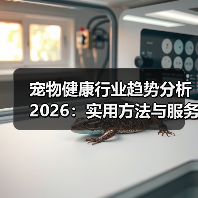 宠物健康行业趋势分析2026：实用方法与服务建议 - 辰飞雨深圳健康科普资讯网