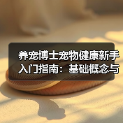 养宠博士宠物健康新手入门指南：基础概念与