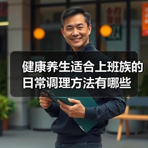 健康养生适合上班族的日常调理方法有哪些